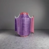 Purple bright filament spool of chemical fiber yarn, 3075 wrapped yarn, polyester nylon waxed yarn Application Scenario